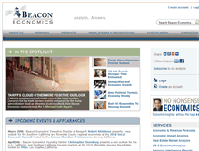 Tablet Screenshot of beaconecon.com